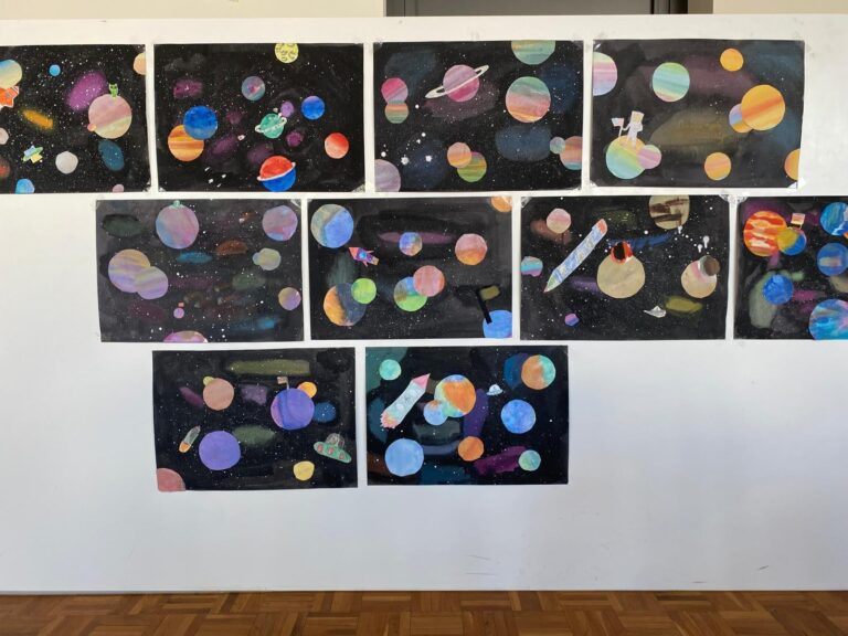 Planetenausstellung in der Aula